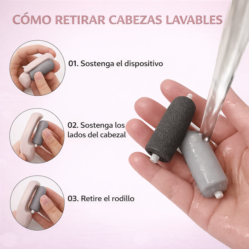 ✨ Elimina durezas en minutos y luce pies suaves
