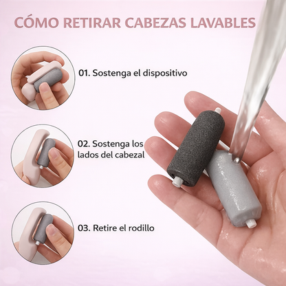 ✨ Elimina durezas en minutos y luce pies suaves