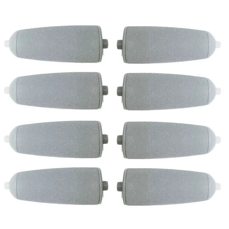 8Pcs Dull Polish Foot Care Tool Heads Hard Skin Remover Refills Replacement Rollers for Heel File Feet Care Tool