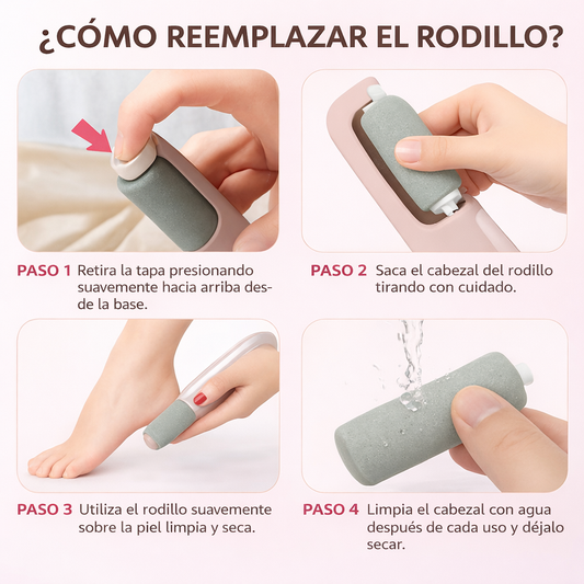✨ Elimina durezas en minutos y luce pies suaves